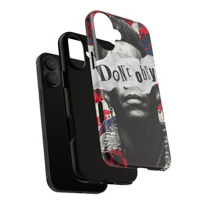 Tough Cases — 'Don't Obey' Urban Portrait Phone Case