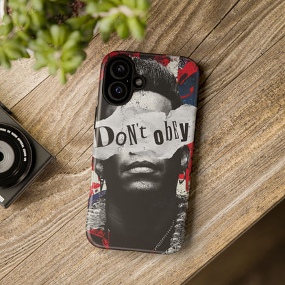 Tough Cases — 'Don't Obey' Urban Portrait Phone Case