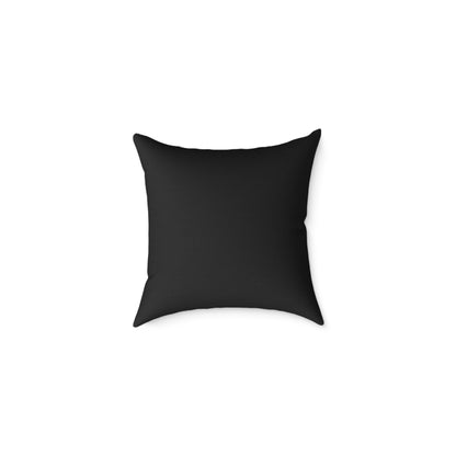 Square Poly Canvas Pillow — 'Don't Obey' Punk Union Jack Decorative Throw Pillow