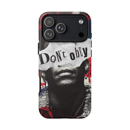 Tough Cases — 'Don't Obey' Urban Portrait Phone Case