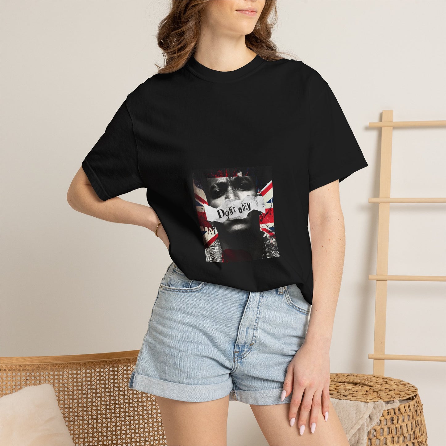 Graphic T-Shirt — 'Don't' Union Jack Photo Tee