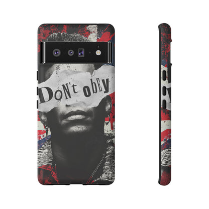 Tough Cases — 'Don't Obey' Urban Portrait Phone Case