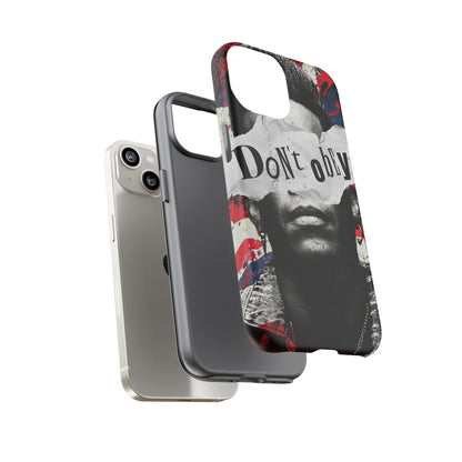Tough Cases — 'Don't Obey' Urban Portrait Phone Case