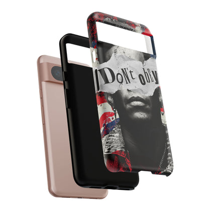Tough Cases — 'Don't Obey' Urban Portrait Phone Case