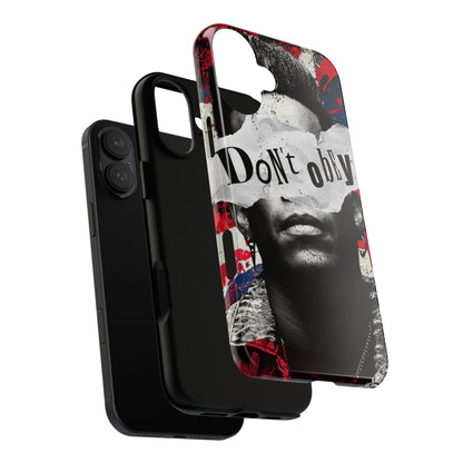 Tough Cases — 'Don't Obey' Urban Portrait Phone Case