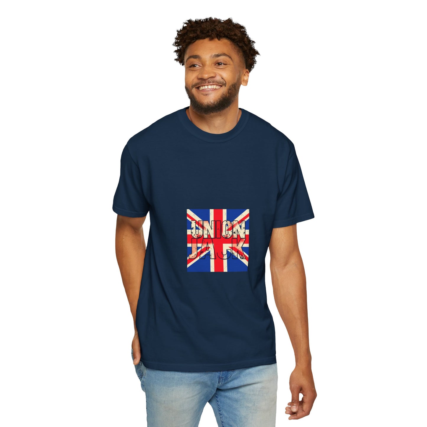 Union Jack Graphic T-Shirt – British Flag 'UNION JACK' Retro Tee
