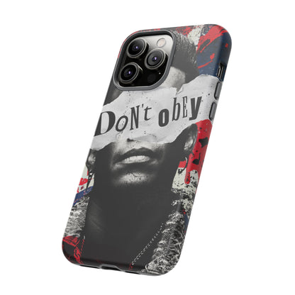 Tough Cases — 'Don't Obey' Urban Portrait Phone Case