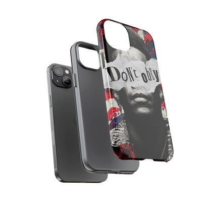 Tough Cases — 'Don't Obey' Urban Portrait Phone Case