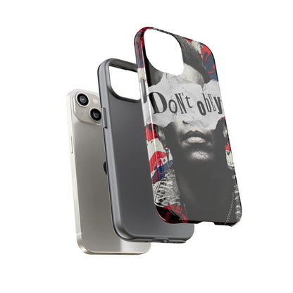 Tough Cases — 'Don't Obey' Urban Portrait Phone Case
