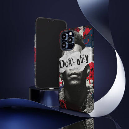 Tough Cases — 'Don't Obey' Urban Portrait Phone Case