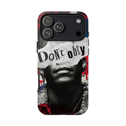 Tough Cases — 'Don't Obey' Urban Portrait Phone Case