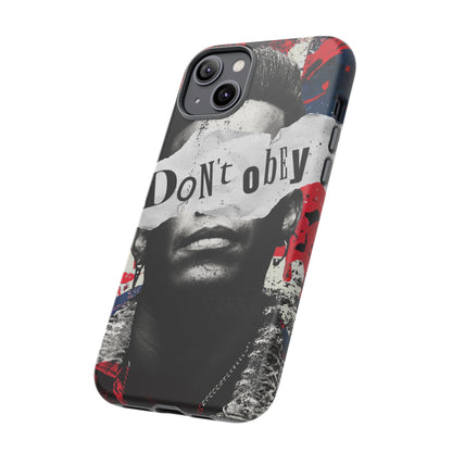 Tough Cases — 'Don't Obey' Urban Portrait Phone Case
