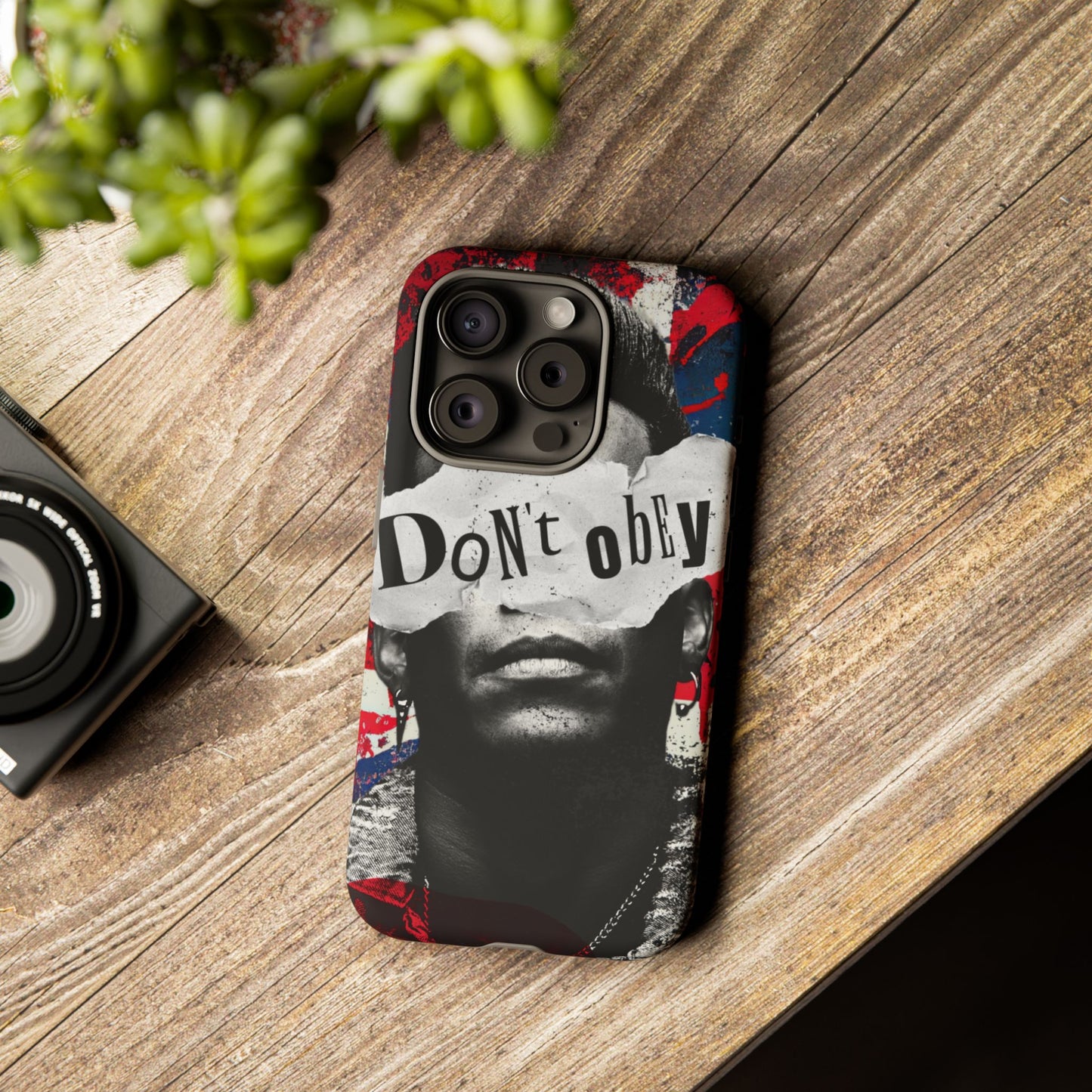Tough Cases — 'Don't Obey' Urban Portrait Phone Case