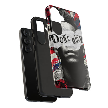 Tough Cases — 'Don't Obey' Urban Portrait Phone Case