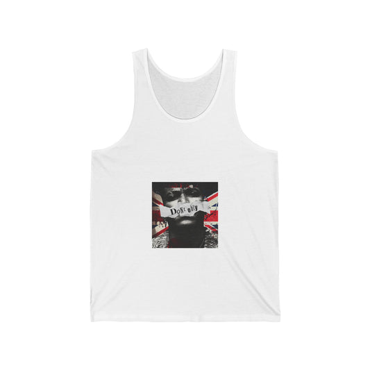 Unisex Tank Top — 'Don't Obey' Graphic Urban Flag Design
