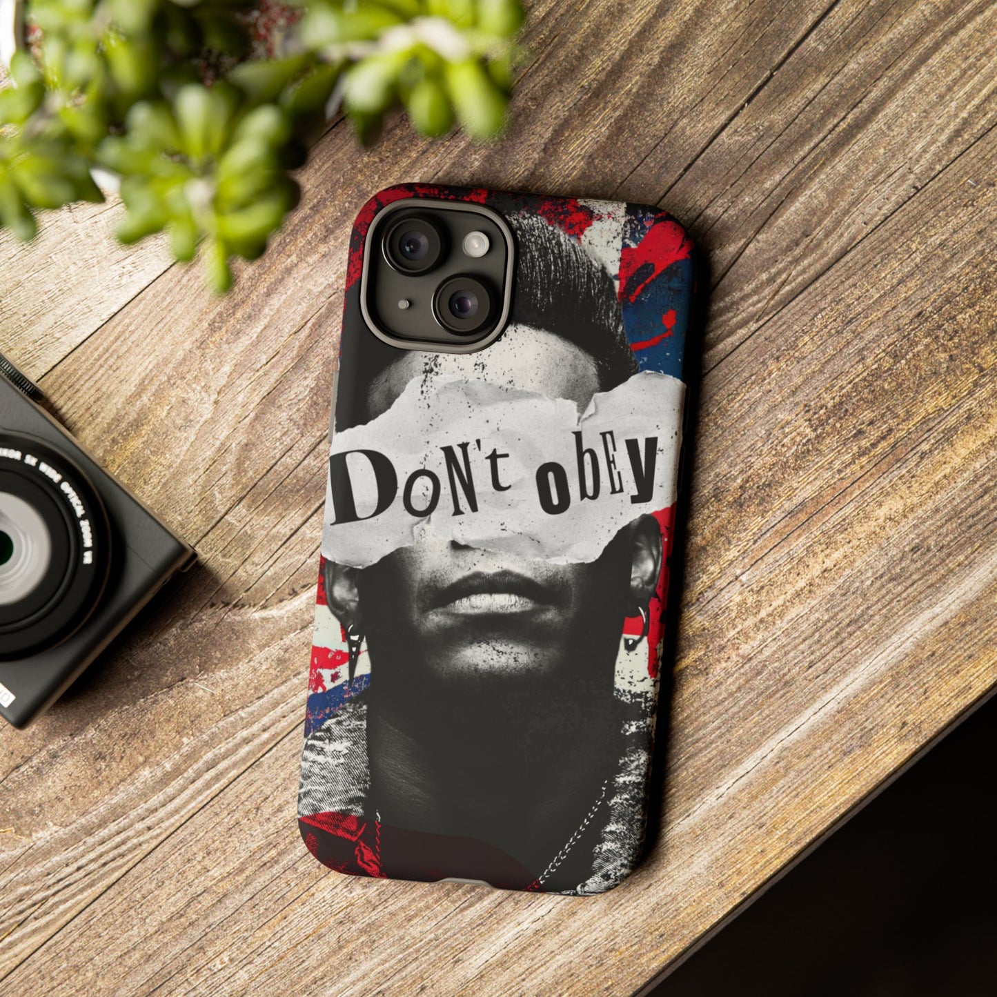 Tough Cases — 'Don't Obey' Urban Portrait Phone Case
