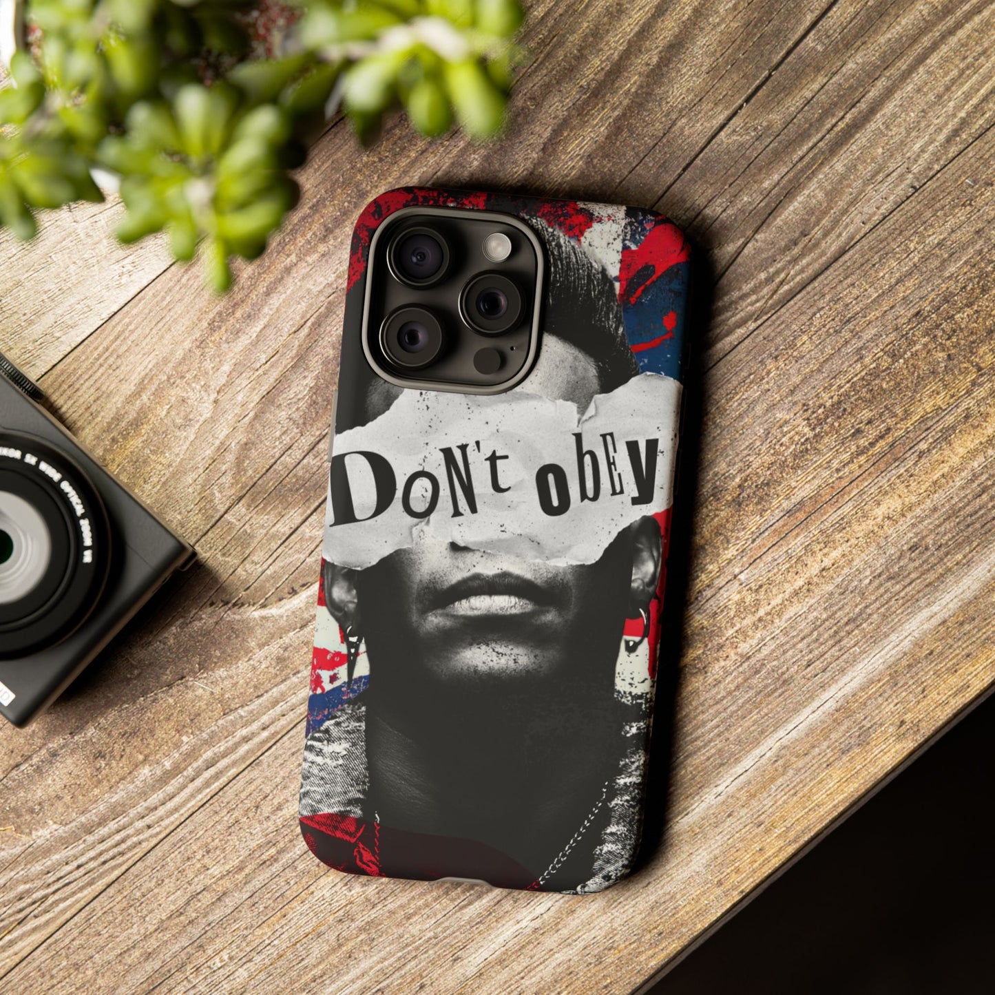 Tough Cases — 'Don't Obey' Urban Portrait Phone Case