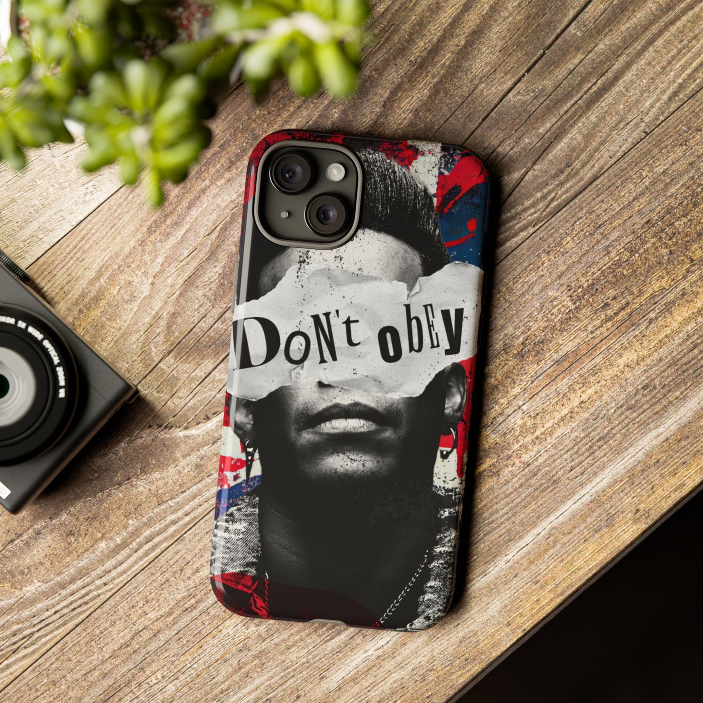 Tough Cases — 'Don't Obey' Urban Portrait Phone Case