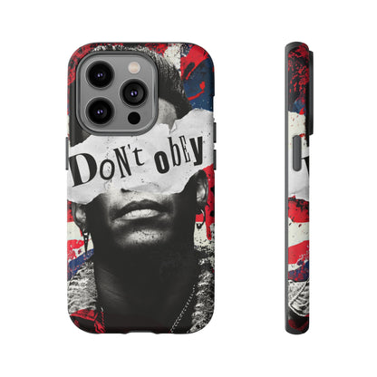 Tough Cases — 'Don't Obey' Urban Portrait Phone Case
